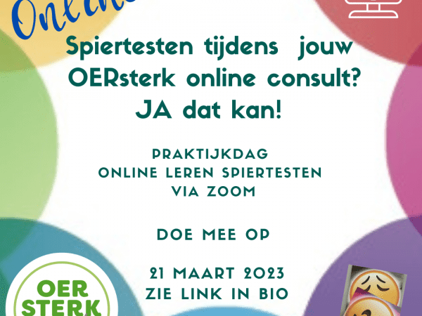 Online spiertesten voor OERsterk coaches